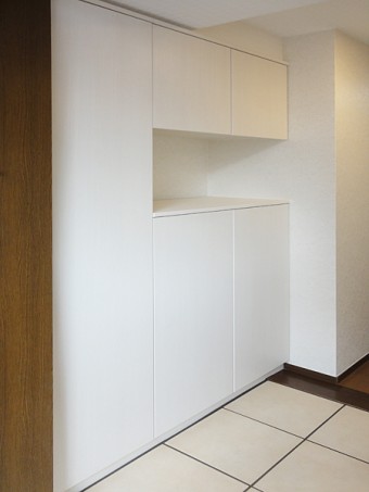 自然素材でエントランスを演出しながら生活臭にも効果大 自然素材でエントランスを演出しながら生活臭にも効果大